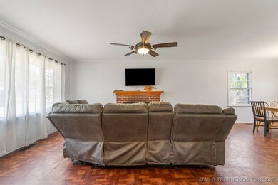 So much natural light in the living room