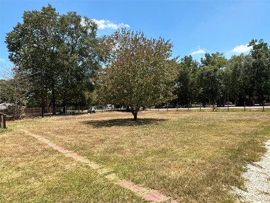 Looking across front yard to the street