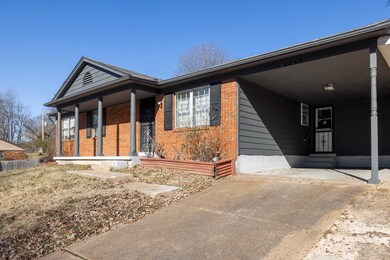 View of front of house featuring covered porch