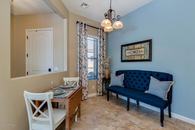 Informal dining area