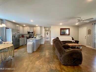 Kitchen and Living Room from Carport Doo