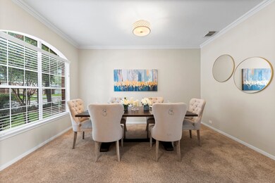 This flexible space can be used for dining, home s