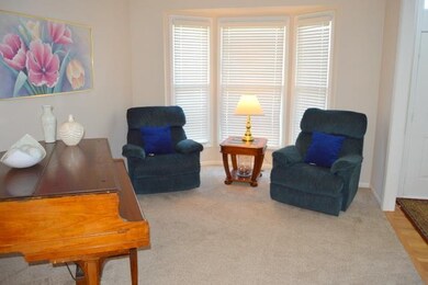 Formal Living Room with Bay Window