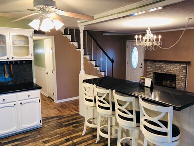Kitchen into Dining Room