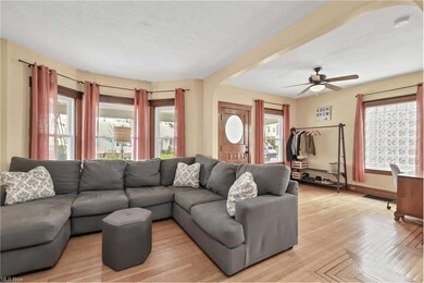 Gorgeous inlaid floors throughout