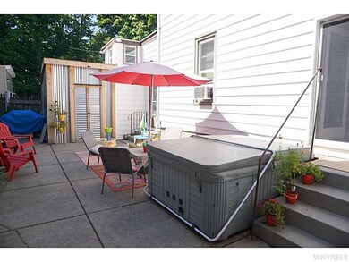 Backyard. Hot Tub included