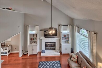FIREPLACE IN GREAT ROOM IS JUST WAITING TO WARM UP