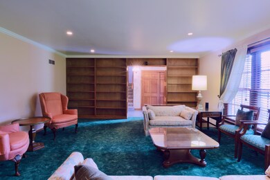 Living Room with Built-Ins