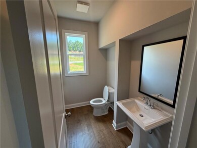 Main level half bath