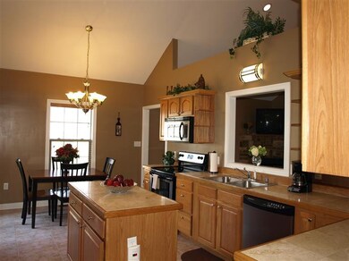 Kitchen w/marble counter tops