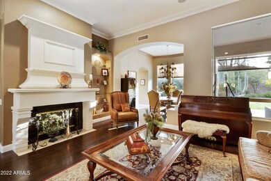 Formal Living Room w/Gas Fireplace