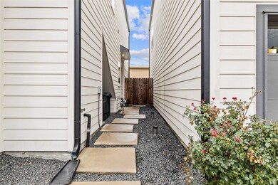 Private walkway to the front door