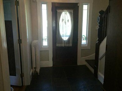 Exterior Front. Original door to home