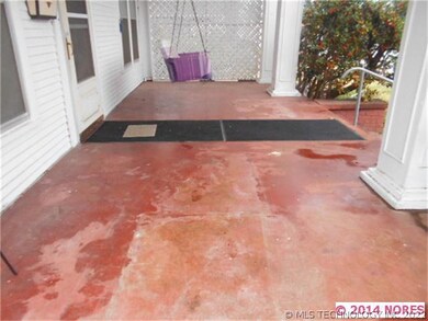 Covered Porch  - Large Enough for Porch Swing.