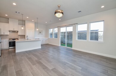 This sleek, modern kitchen is the heart of the home, designed with both beauty and function in mind. The open-concept layout flows effortlessly into the living and dining areas, perfect for entertaining.

Kitchen – Cabinetry & Counters