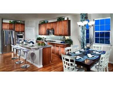 Model photo of the same floor plan. Options and el