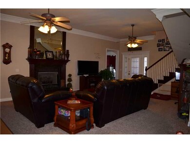 Living Room. Great open living area with high ceil