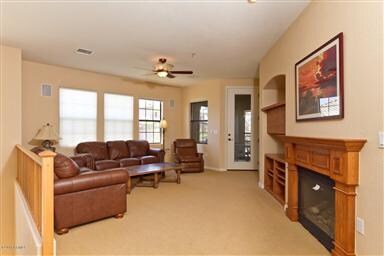 Living Area w/ Gas Fireplace