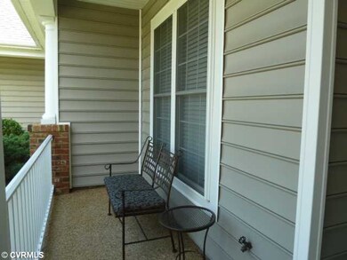 Porch - Close Up of Aggregate  Front Porch with Ma