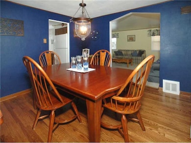 Dining Room. A view of the dining room looking int