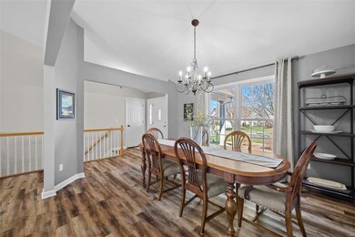 Spacious dining room.  Additionally, in the backgr