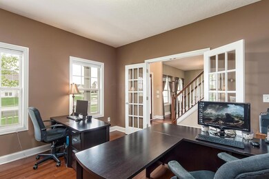 Office with French Doors
