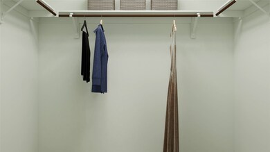 View of spacious closet