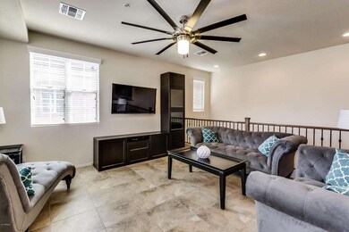 Spacious Living Room w/ Ceiling Fan