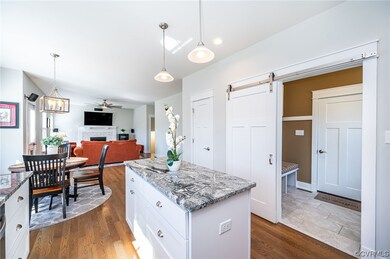 Kitchen is open to the mudroom, breakfast nook and