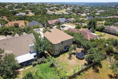 Aerial view of residential area
