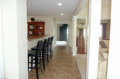 This space features laminate floors.