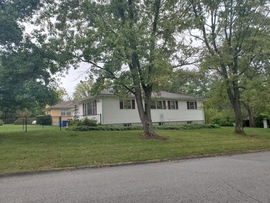 Side of house from street.