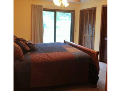 Master Bedroom. New furniture in 2015/King size bed with attached Master Bath/Entrance to deck