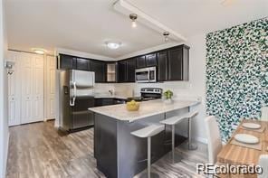 Virtual staging with stainless fridge