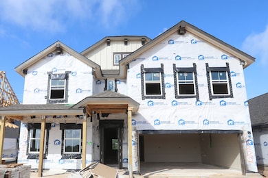 Two story home with 6 bedrooms, 4.5 baths, and 2 c
