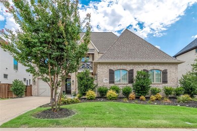 View of front of home with a front lawn