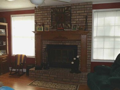 Living Room. Wood burning fireplace