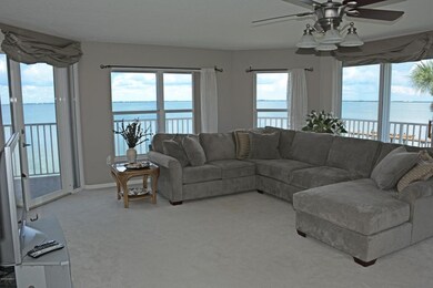 Living Room with Banana River Views