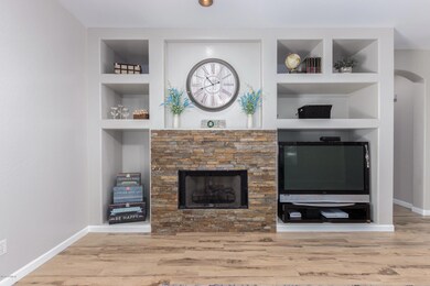 Stone Fireplace