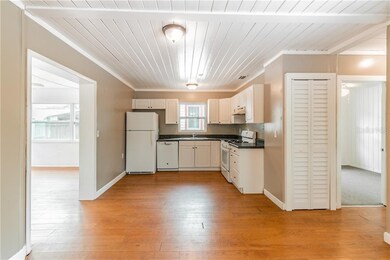 Family Room to the left, and bedroom to the right.