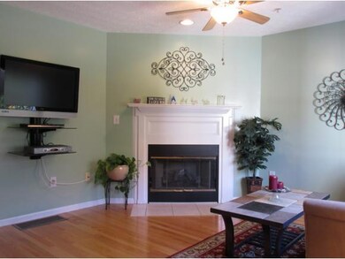 Living room with large window