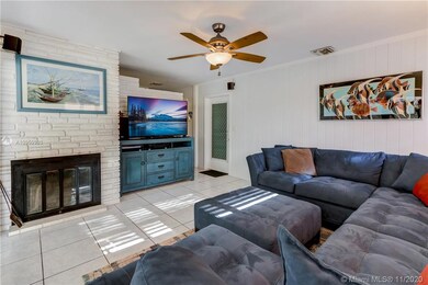 Living area, fireplace
