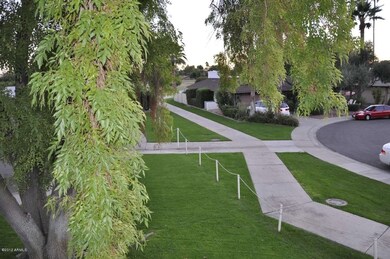 Bike path and park