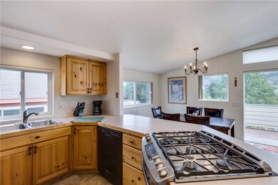 Open kitchen & dining.