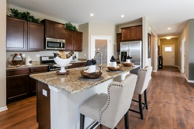 Model home pictured- colors, features, and options