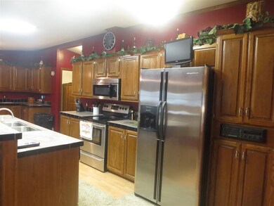 Large, Open Kitchen With Bar.  Excludes Refrigerat