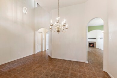 The Dining Room is off the Kitchen for easy access.