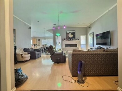 View from the entry looking into the living room a