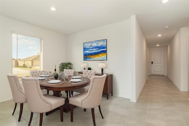 Dining area - virtually staged