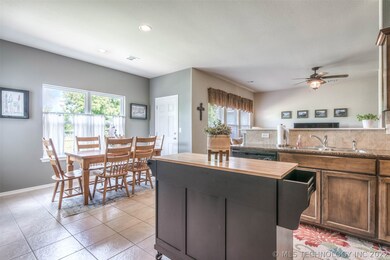 Open concept allows the cook to be apart of the di